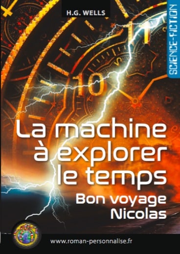 Roman personnalisé La machine à explorer le temps JPG