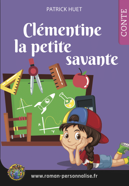 livre personnalisé Clémentine la petite savante couverture 418x602