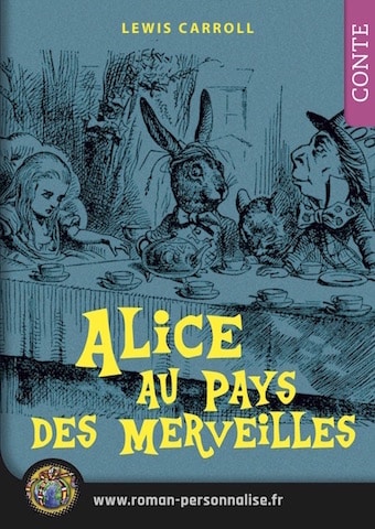 livre personnalisé Alice au Pays des Merveilles couverture une 476x340